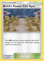 Brocks Pewter City Gym 54/68 Hidden Fates, Hobby en Vrije tijd, Verzamelkaartspellen | Pokémon, Ophalen of Verzenden, Nieuw, Losse kaart