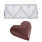 Chocolade Holvorm Chocolate World Hart (2x) 119x104x23mm, Hobby en Vrije tijd, Taarten en Cupcakes maken, Verzenden, Nieuw