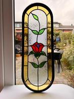 Glas-in-loodraam - In 2 insulated glass panes - 1980-1990 -, Antiek en Kunst