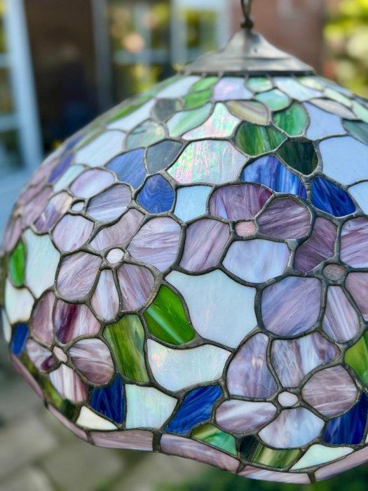 Lamp - Glas-in-lood - Tiffany floral, Antiek en Kunst, Curiosa en Brocante