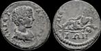 198-211ad Galatia Pessinos Geta, as Caesar Ae19 Sangarios..., Verzenden