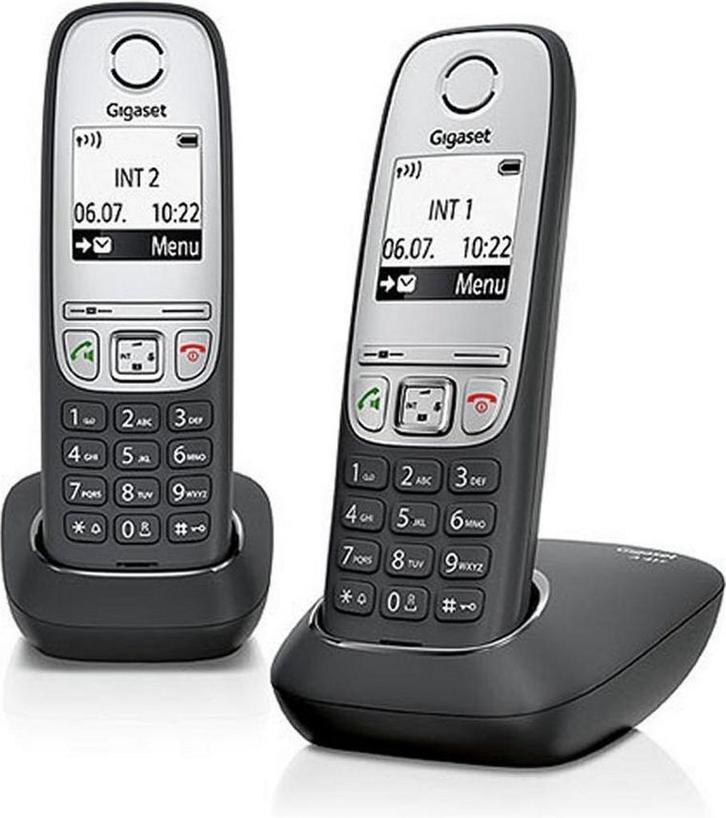 Gigaset A415 - Duo DECT telefoon - Zwart, Telecommunicatie, Vaste telefoons | Handsets en Draadloos, Verzenden