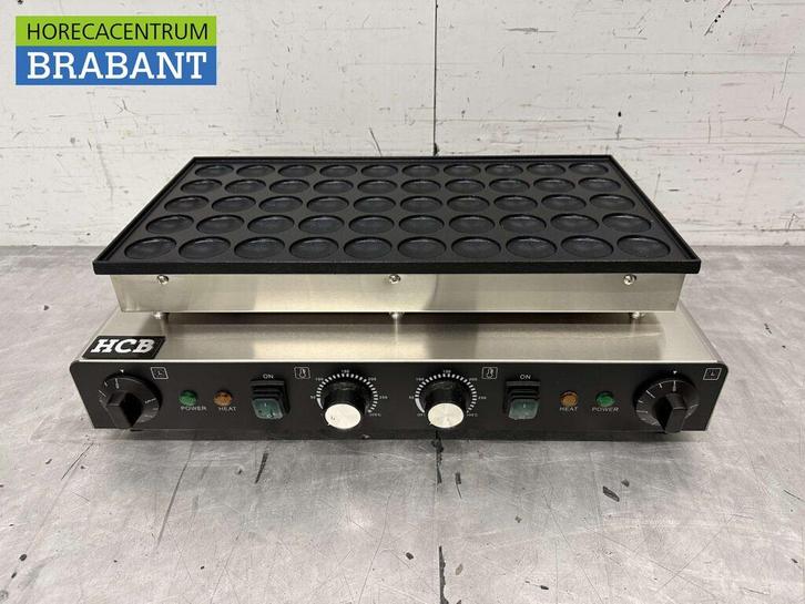 RVS Poffertjesplaat Poffertjesbakplaat 50 dops 230V Horeca, Zakelijke goederen, Horeca | Keukenapparatuur, Nieuw in verpakking