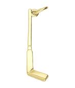 Gouden IJshockeystick ketting hanger, Verzenden, Nieuw
