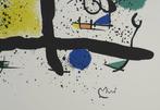 Joan Miro (1893-1983) - Jardin surréaliste : Femme et oiseau