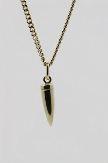 Gouden Kogel ketting hanger, Sieraden, Tassen en Uiterlijk, Kettinghangers, Verzenden