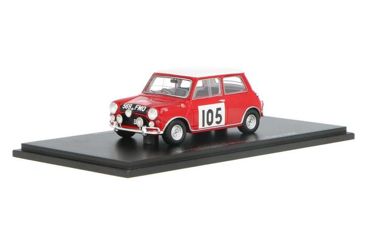 Morris Mini Cooper S S1192 Spark Models  Modelauto 1:43 1964, Hobby en Vrije tijd, Modelauto's | 1:43, Verzenden