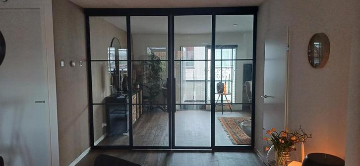 Stalen deuren € 1499,- inclusief plaatsen, Doe-het-zelf en Verbouw, Deuren en Horren, Schuifdeur, Nieuw, Glas, Metaal, Binnendeur
