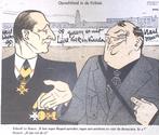 François de La Rocque en Anton Mussert op spotprent, Verzenden