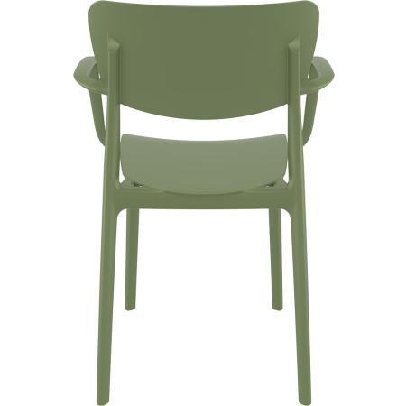 (MDK-107189) Siesta Lisa designstoel olijfgroen, Huis en Inrichting, Stoelen, Nieuw, Ophalen of Verzenden