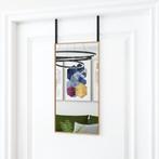 vidaXL Deurspiegel 30x60 cm glas en aluminium goudkleurig, Verzenden, Nieuw