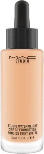 MAC STUDIO NC30 WATERWEIGHT SPF 30 FOUNDATION DRUPPELAAR 3.., Sieraden, Tassen en Uiterlijk, Uiterlijk | Cosmetica en Make-up