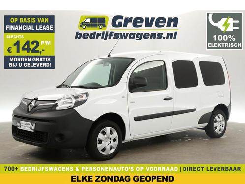 Renault Kangoo Z.E. L2H1 Huur-Accu GRATIS E-Step 33 kWh AUT, Auto's, Bestelauto's, Te koop, Automaat, Financial lease, Elektrisch