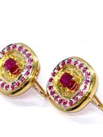 Zonder Minimumprijs - Cocktail oorbellen - 9 kt. Geel goud,, Sieraden, Tassen en Uiterlijk, Antieke sieraden