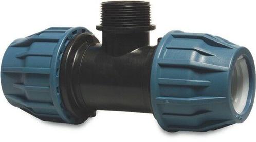 Pe draad T-stuk 90°, 2x klem / 1x buitendraad-50 mm x 2”, Doe-het-zelf en Verbouw, Overige Doe-het-zelf en Verbouw, Verzenden