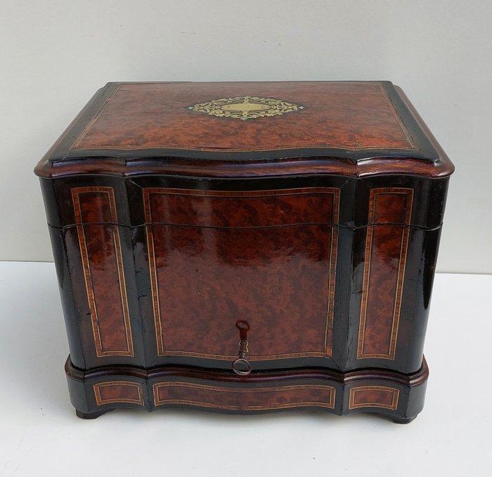 Drankkast - Esdoorn Palissander Ebbenhout Thuya Citroen -, Antiek en Kunst, Antiek | Overige Antiek