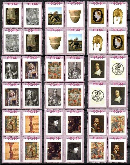 Nederland 2007 - Canon van Nederland - 2x complete series in, Postzegels en Munten, Postzegels | Nederland
