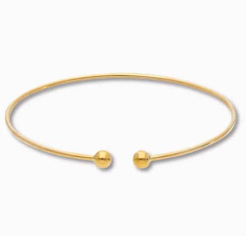Gouden Spang Bangle 14k 1.5 mm, Sieraden, Tassen en Uiterlijk, Armbanden, Nieuw, Verzenden