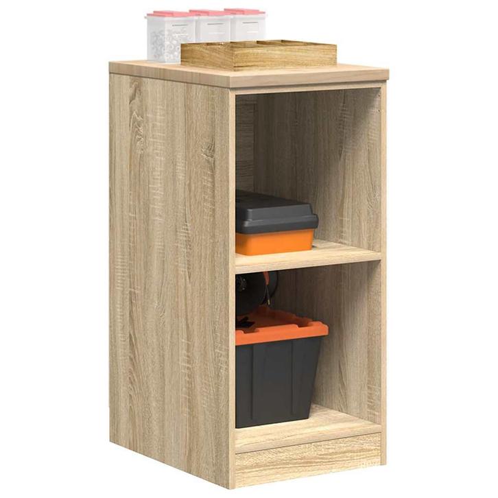 vidaXL Garagekast 40x51x85 cm massief grenenhout sonoma, Huis en Inrichting, Kasten | Stellingkasten, Nieuw, Verzenden