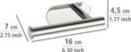 WENKO Turbo-Loc® Toiletrolhouder Orea RVS glanzend - WC, Huis en Inrichting, Badkamer | Badtextiel en Accessoires, Ophalen of Verzenden