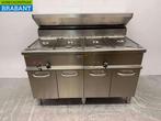 RVS Alpeninox Bain Marie 4 x 1/1 GN 400V 140 cm Horeca, Zakelijke goederen, Horeca | Keukenapparatuur, Ophalen of Verzenden, Gebruikt