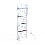 Rolsteiger Original 75x305 10,2m werkhoogte tegen de gevel, Doe-het-zelf en Verbouw, Steigers, Verzenden, Nieuw, Rolsteiger of Kamersteiger