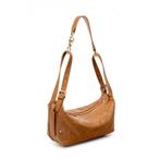 Tara Leren Hobo Tas, Verzenden, Nieuw, Bruin, Overige typen