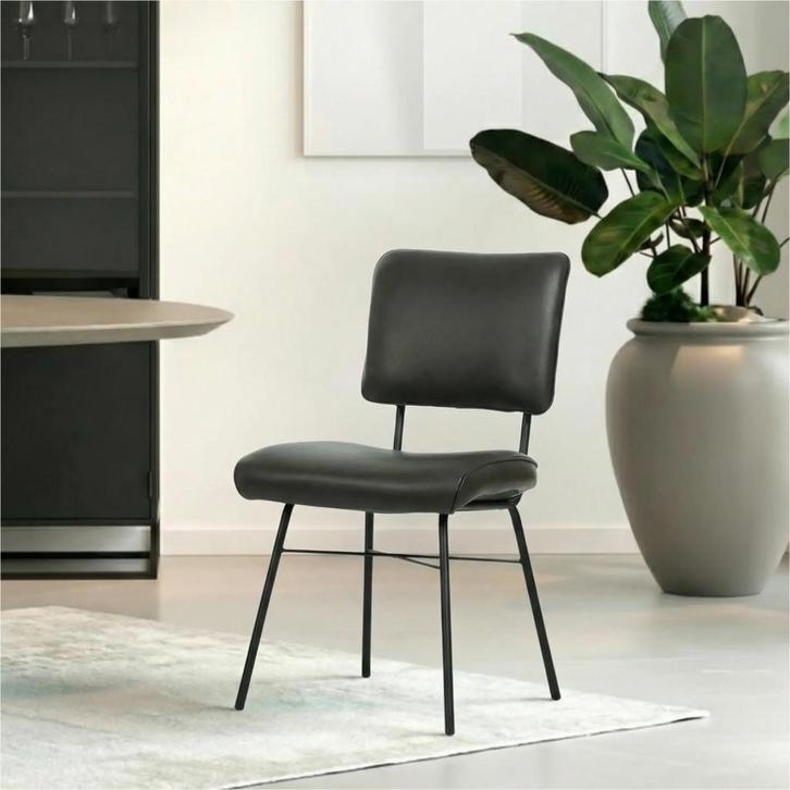 Leren eetkamerstoel Solid, Huis en Inrichting, Stoelen, Nieuw, Leer, Ophalen of Verzenden