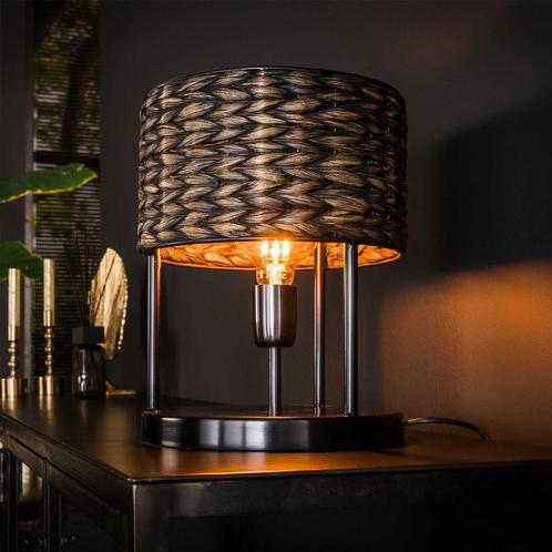 *WOONWINKEL* Tafellamp Gevlochten Riet, Huis en Inrichting, Lampen | Vloerlampen, Nieuw, Verzenden