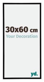 Fotolijst 30x60 cm - Zwart Hoogglans - Kunststof - Annecy, Verzenden, Nieuw