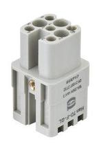 Han Quick Lock Vrouwelijke Invoeging 7 Contact 10A Zilver, Verzenden, Nieuw, Overige typen