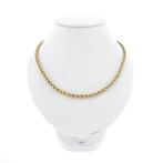 Gouden vossenstaart schakelcollier (Ketting), Sieraden, Tassen en Uiterlijk, Kettingen, Ophalen of Verzenden, Gebruikt, Overige kleuren