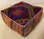 Kelim Poef - Kelim - 48 cm - 48 cm, Antiek en Kunst, Antiek | Kleden en Textiel
