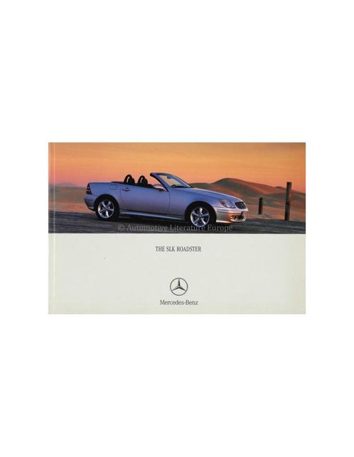 2001 MERCEDES BENZ SLK BROCHURE ENGELS, Boeken, Auto's | Folders en Tijdschriften
