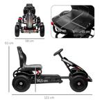 TRUUSK GoKart, Trapauto, Trapauto Met Handremmen, Kinderrijt, Kinderen en Baby's, Speelgoed | Buiten | Skelters, Verzenden, Nieuw