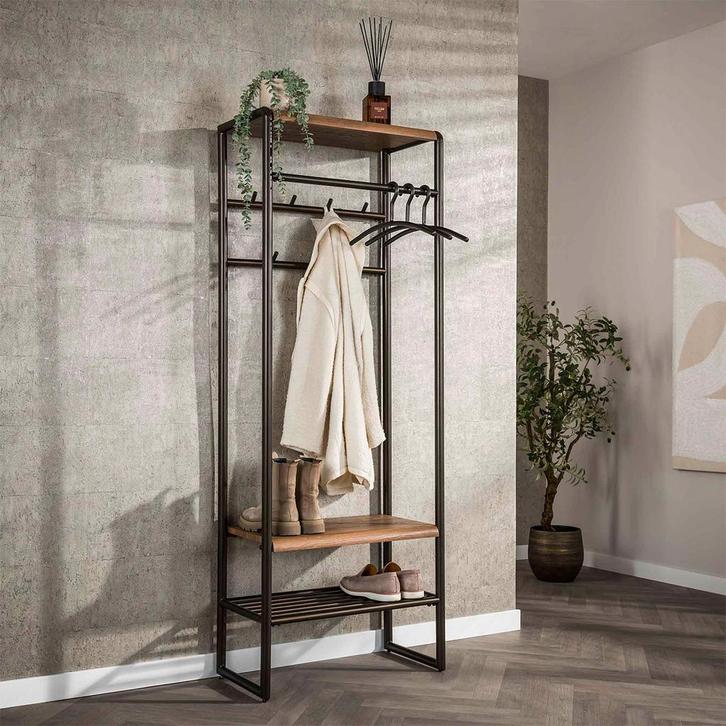 *WOONWINKEL* Garderobemeubel Met Hangrek En Plank, Huis en Inrichting, Woonaccessoires | Kapstokken, Nieuw, Verzenden