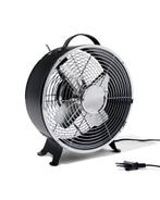 HEMA Tafelventilator retro zwart Ø25.8cm, Witgoed en Apparatuur, Verzenden, Nieuw