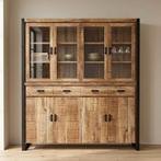 Buffetkast Mangohout Britt 190 cm, Verzenden, Nieuw, Overige houtsoorten, Industriële meubels