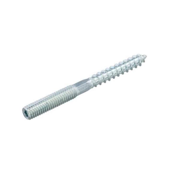 M6x50mm verzinkte stokschroef, stokbout, stokeind met, Huis en Inrichting, Tafelonderdelen, Nieuw, Metaal, Ophalen of Verzenden
