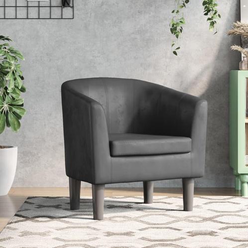 vidaXL Kuipstoel kunstleer grijs, Huis en Inrichting, Fauteuils, Nieuw, Verzenden