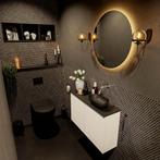 MONDIAZ FOWY toiletmeubel 80cm kleur talc. Waskom positie, Ophalen of Verzenden, Nieuw, Bad