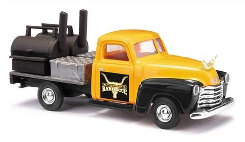 Busch 48239 HO Chevrolet Pick-up, Barbecue, Hobby en Vrije tijd, Modeltreinen | H0, Gelijkstroom, Overige typen, Nieuw, Overige merken