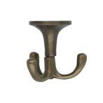 Kapstokhaak onderbouw draaibaar messing brons, Verzenden, Nieuw