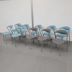 Brune Dreki kunststof kantinestoel - blauw en grijs (alleen, Huis en Inrichting, Ophalen of Verzenden, Nieuw