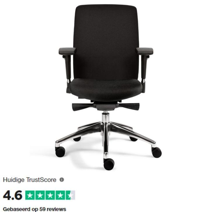 Office chair ergonomic, Huis en Inrichting, Bureaustoelen, Bureaustoel, Zwart, Nieuw, Ergonomisch, Verzenden