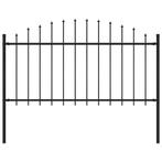 Zwart Stalen Tuinhek - Tweedekansje voor Jouw Tuin!, Ophalen of Verzenden, Nieuw, IJzer, Tuinhek