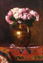 Guillaume Alaux (1856-1912) - Still life of flowers, peonies