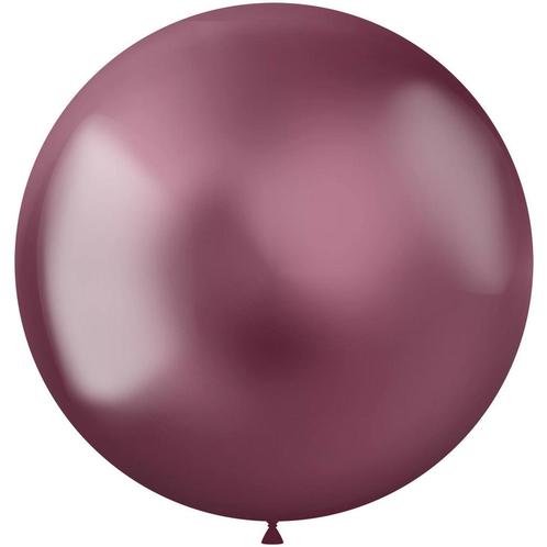 Roze Ballonnen Chroom 48cm 5st, Hobby en Vrije tijd, Feestartikelen, Nieuw, Verzenden