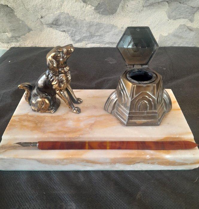 Inktpot - Marmer, Antiek en Kunst, Kunst | Designobjecten