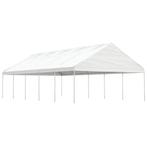 vidaXL Prieel met dak 11,15x5,88x3,75 m polyetheen wit, Verzenden, Nieuw